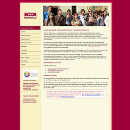 Screenshot der Website von Centro Machiavelli Florenz