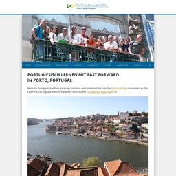 Screenshot der Website von Fast Forward Porto